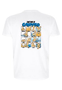 Henry Tiger EMOTIONS OF GARFIELD - Camiseta estampada - white