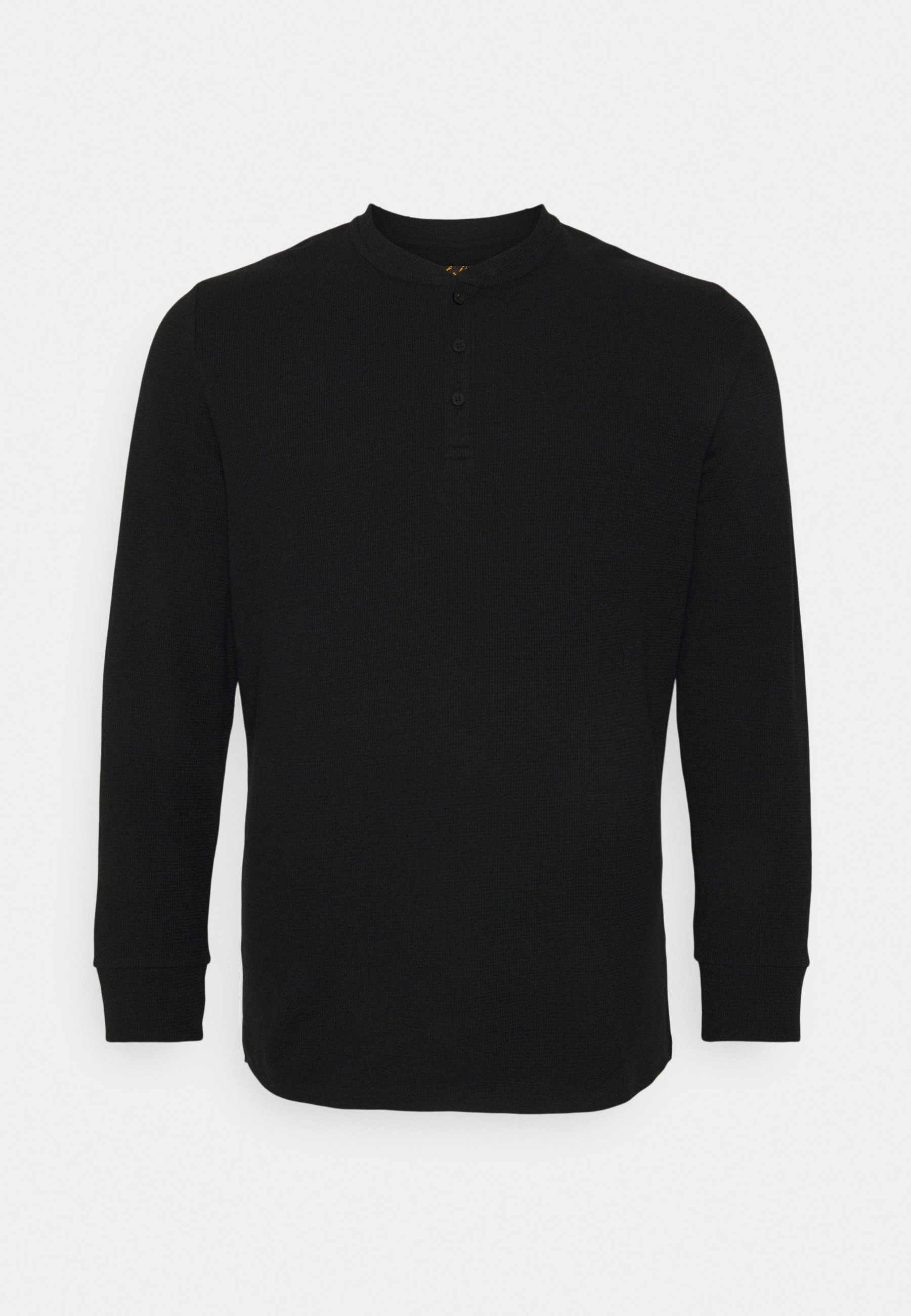 Johnny Bigg WAFFLE HENLEY LONG SLEEVE 