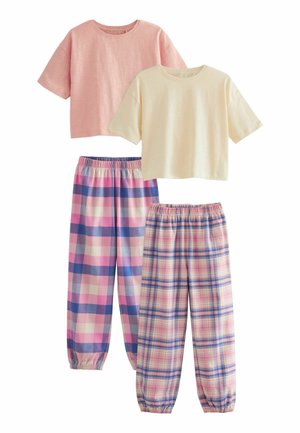 CHECK 2 PACK SET - Pyjama - pink blue