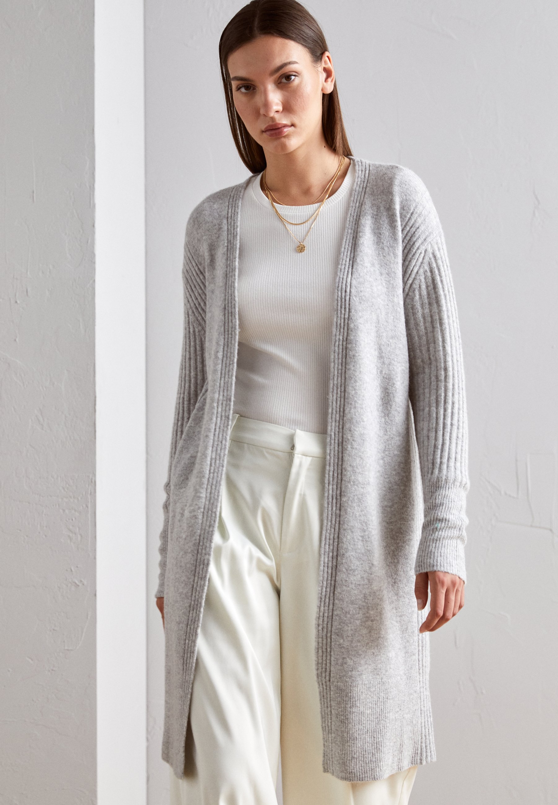 Esprit Cardigan - light grey - Zalando.co.uk