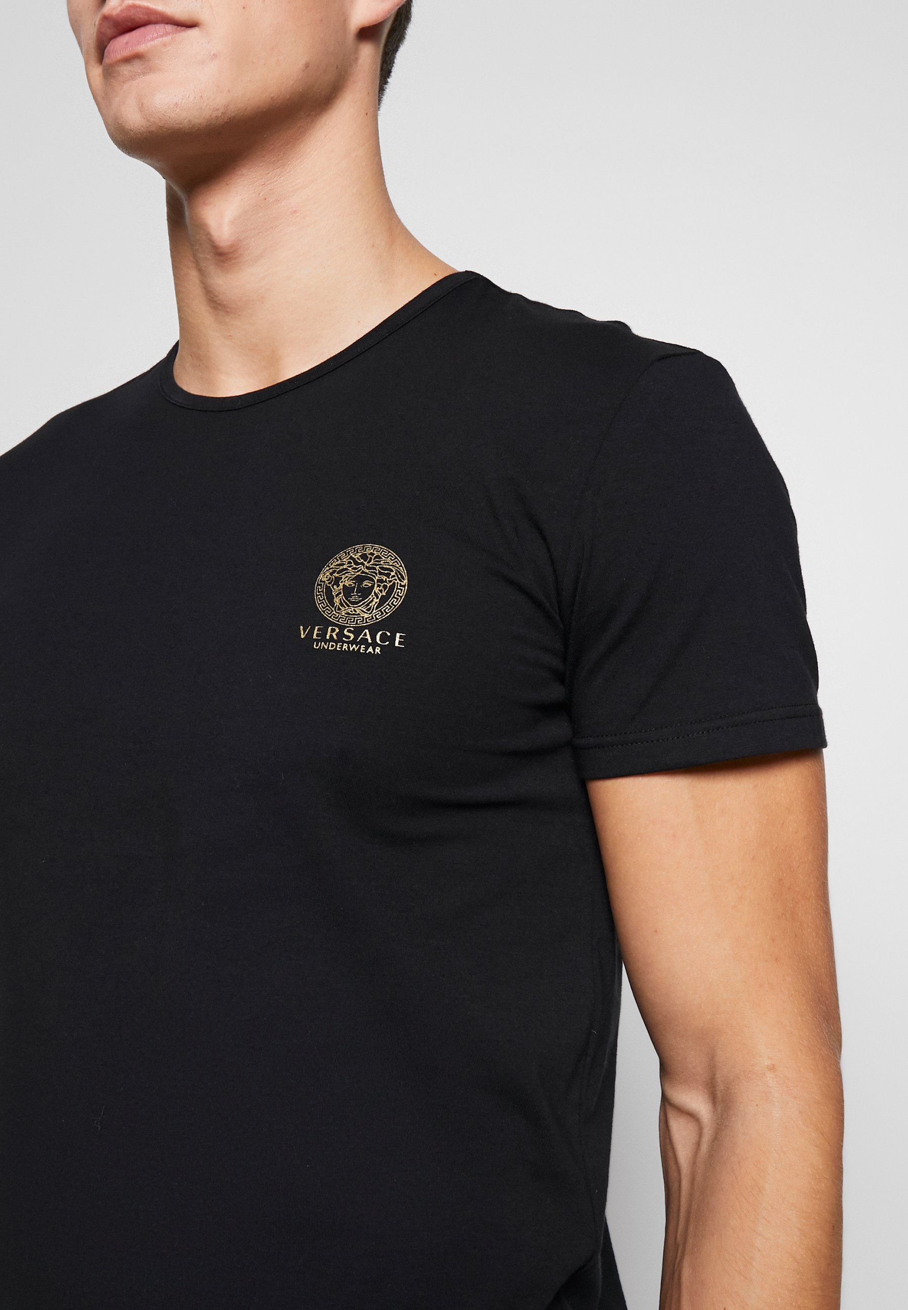 Versace GIROCOLLO INTIMO UOMO - Hemd - nero/Zwart - Zalando.nl