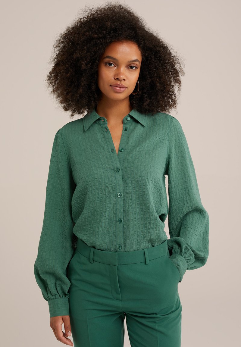 WE Fashion Bluza s gumbima - green