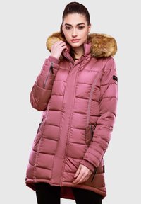 Navahoo PAPAYA - Winter coat - dark rose