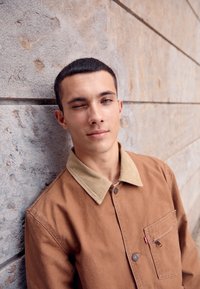 Levi's® BRISBANE CHORE COAT UNISEX - Casaco curto - toffee chorecoat