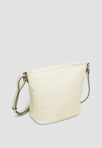 s.Oliver CITY-MIT SEPARIERTEM REISSVERSCHLUSS-FACH UND LÄNGENVERSTELLBAREM SCHULTERGURT - Schoudertas - beige