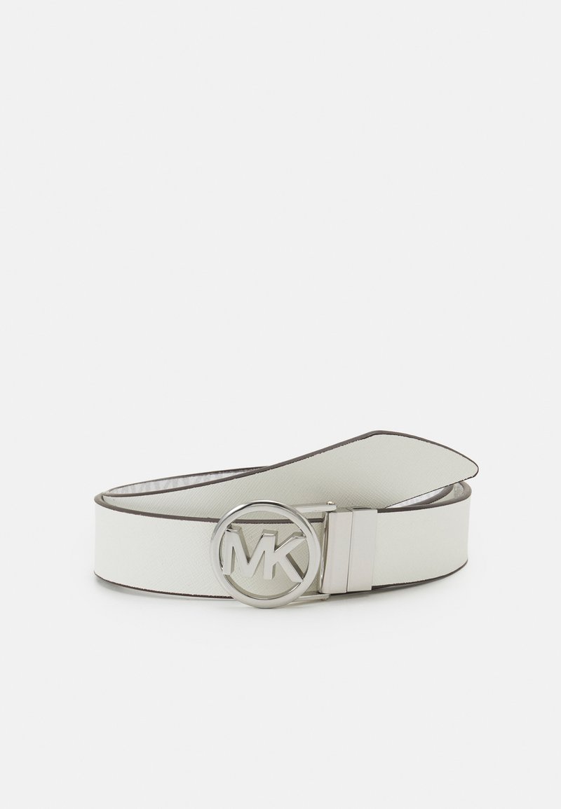 MICHAEL Michael Kors REVERSIBLE BELT - Cinto - optic white
