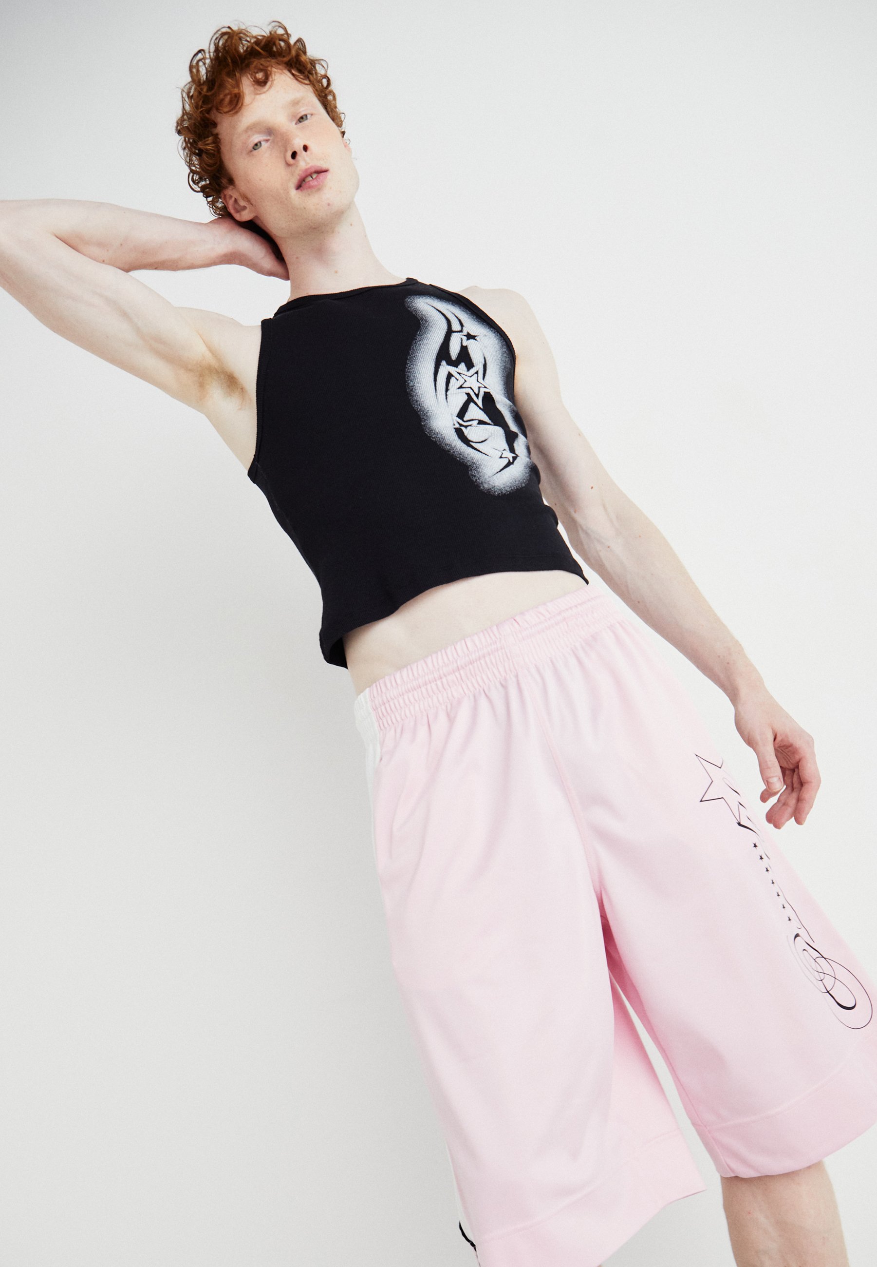 Jaded London BASKETBALL - Tracksuit bottoms - pink - Zalando.co.uk