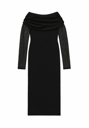 MIDI  - Obleka/pulover - black