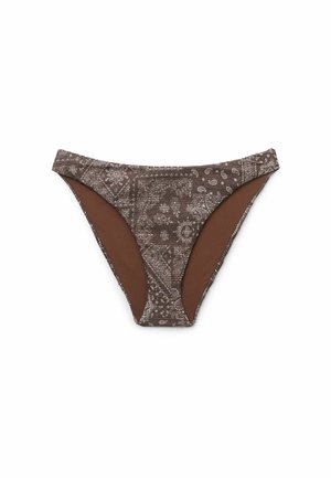 Calzedonia, SLIP PAISLEY - Bikini bottoms - brown