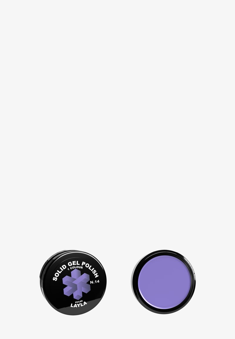 Layla Cosmetics SOLID GEL POLISH - Smalto - electra violet