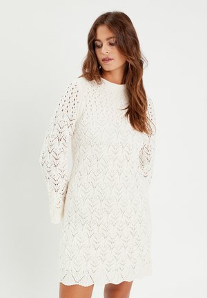LOCHMUSTER - Strickkleid - ecru