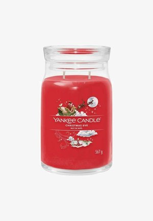 Yankee Candle, YANKEE CANDLE SIGNATURE LARGE JAR CHRISTMAS EVE 567G - Scented candle - red