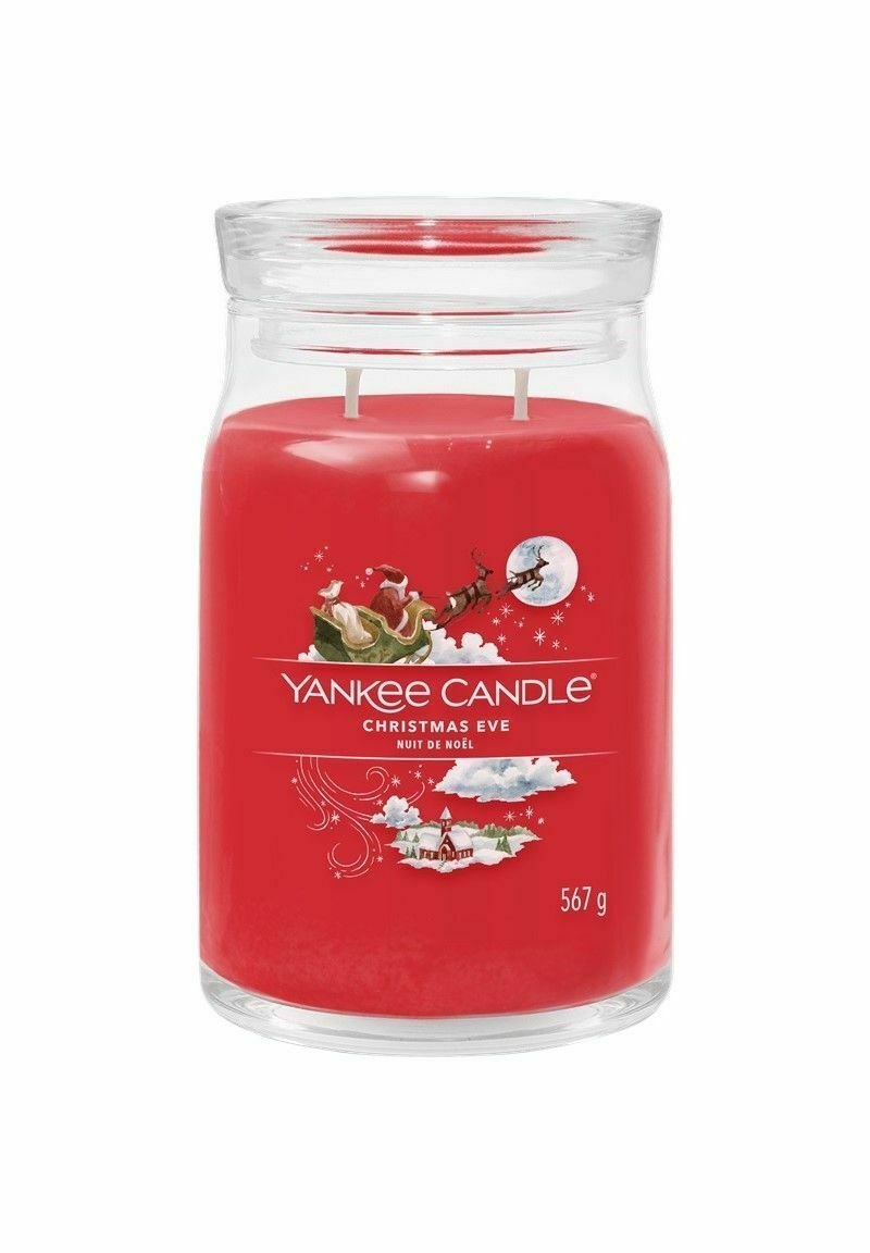 Yankee Candle YANKEE CANDLE SIGNATURE LARGE JAR CHRISTMAS EVE 567G - Doftljus - red