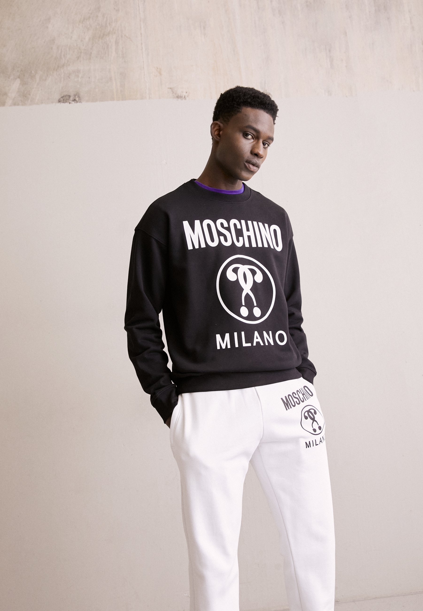 MOSCHINO Sweatshirt - fantasy black/black - Zalando.co.uk