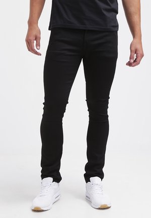 Jeans straight leg - black denim
