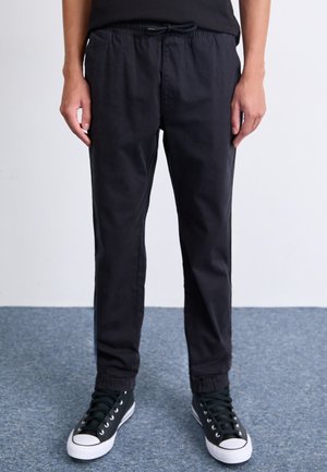 SKATE & STREET ELASTIC CUFF PANTS - Bukse - black