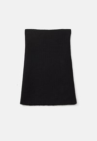 pure cashmere COLLAR SCARF - Mreža za lase - black