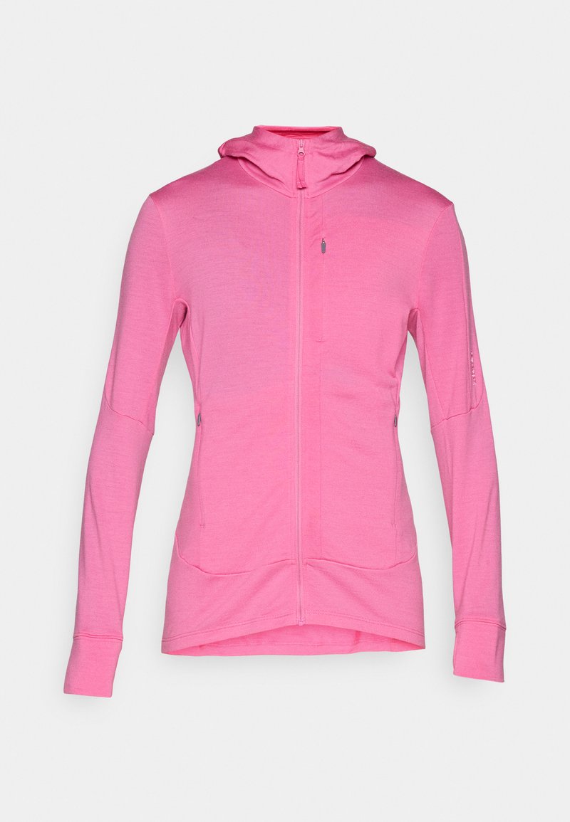 Icebreaker Sweater met rits roze