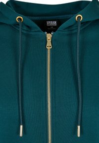 Urban Classics HOODY - Majica s kapuljačom i patentnim zatvaračem - jasper