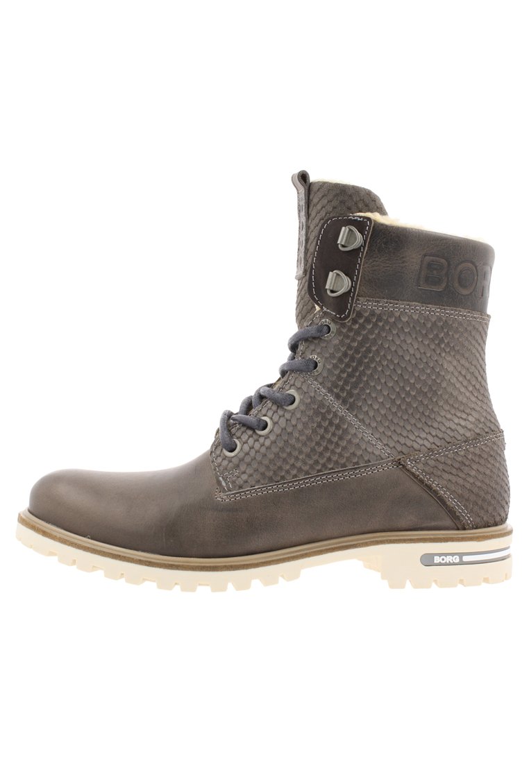 Björn Borg KENNA HGH CRC - Lace-up ankle boots - grey - Zalando.de