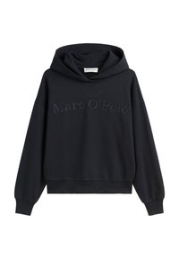HOODIE EMBROIDERY AT FRONT - Hættetrøje - deep night blue