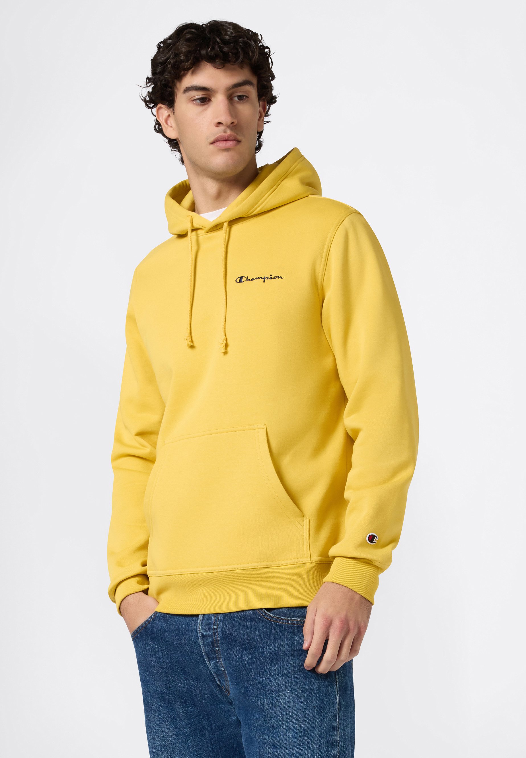 Champion Kapuzenpullover Champion Hoodie Senfgelb Champion