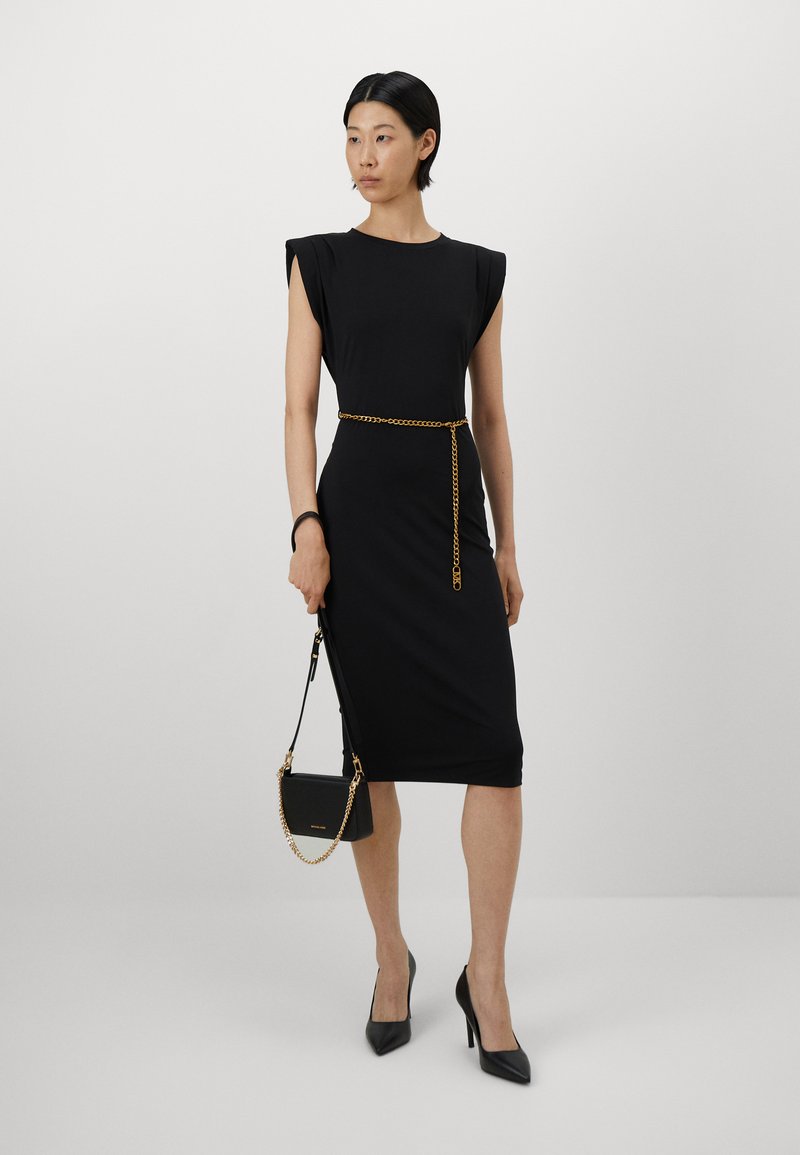 slim fit dress slacks Ida Dress in Black