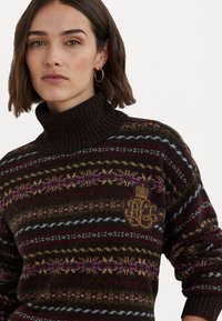 Lauren Ralph Lauren Petite FAIR ISLE WOOL BLEND TURTLENECK SWEATER - Džemperis - multi