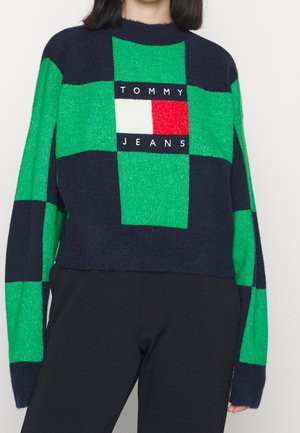 Strickpullover - green