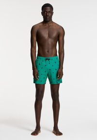Shiwi STRETCH BIRDS - Swimming shorts - blue lagoon mini birds