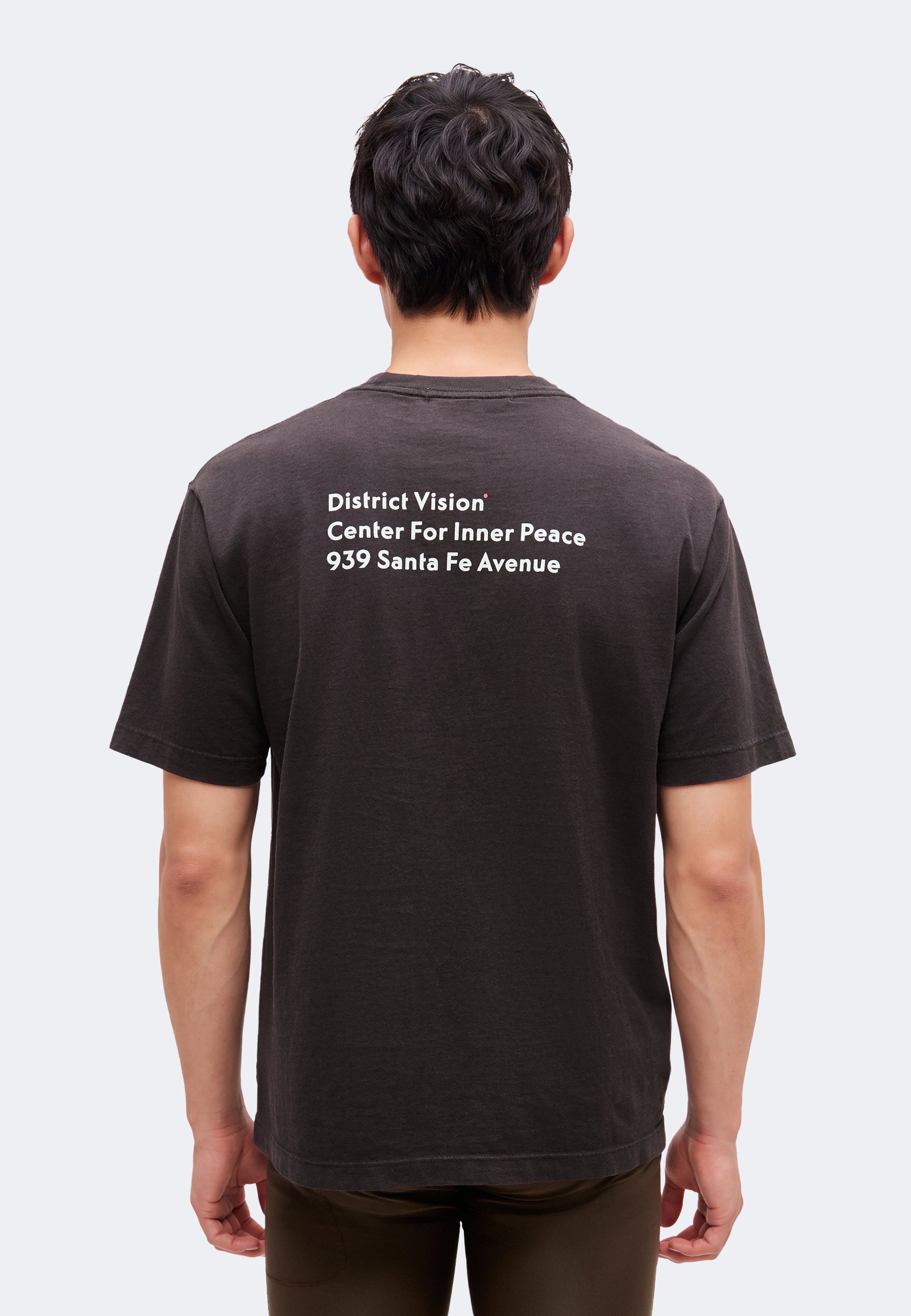 DISTRICT VISION 캘리포니아 티 언니섹스 프린트 티셔츠