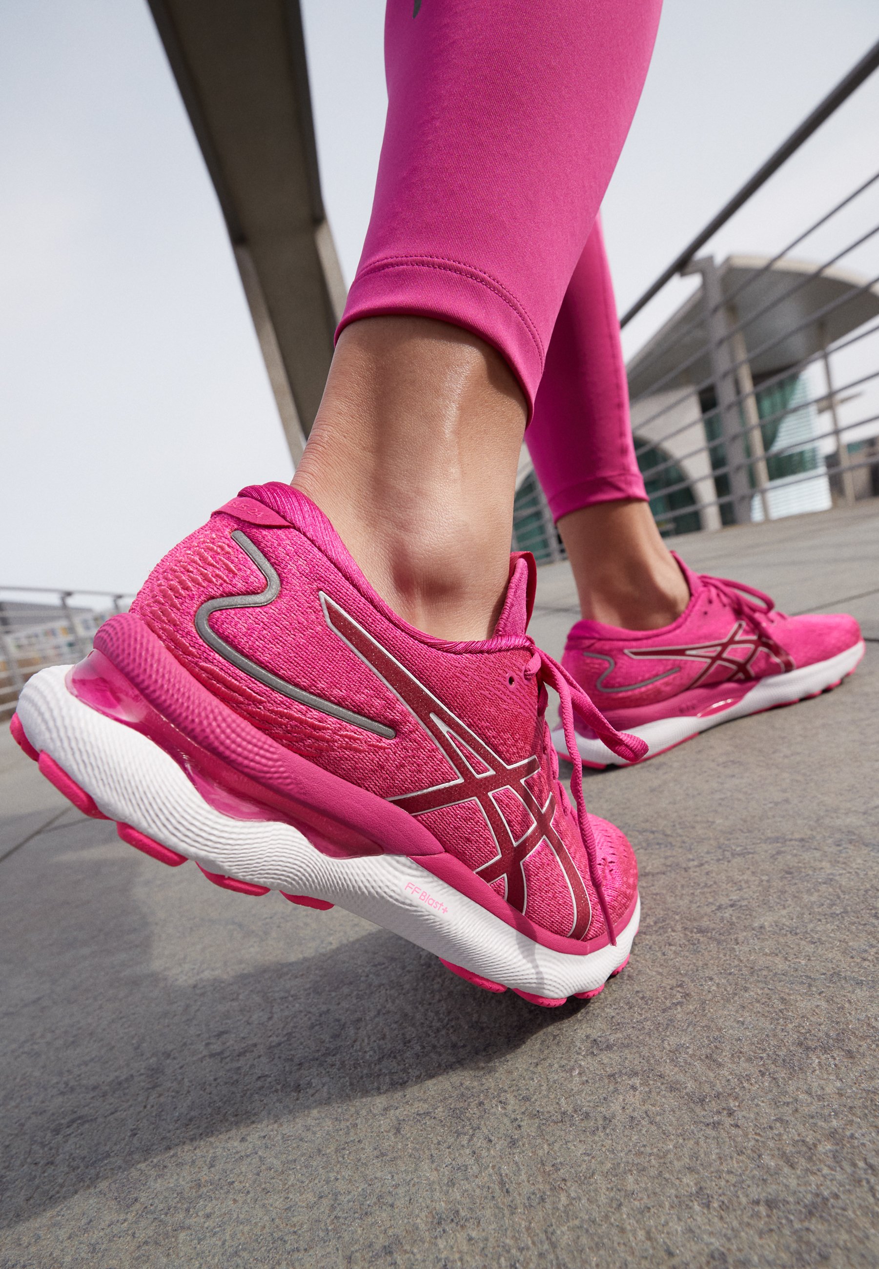 pink asic shoes