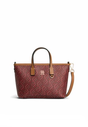 Tommy Hilfiger, TH MONOPLAY MINI TOTE MONO - Borsa a mano - autumn red mix