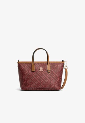 Tommy Hilfiger, TH MONOPLAY MINI TOTE MONO - Borsa a mano - autumn red mix
