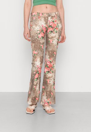 LEOPARD FLORAL - Calças - multi