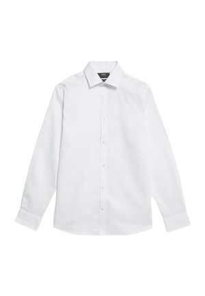 Marks & Spencer REGULAR FIT PURE TEXTURED - Skjorter - white