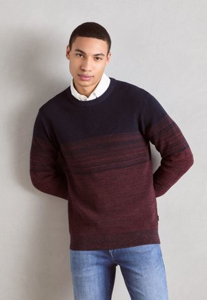 INDICODE JEANS Stickad tröja - russet