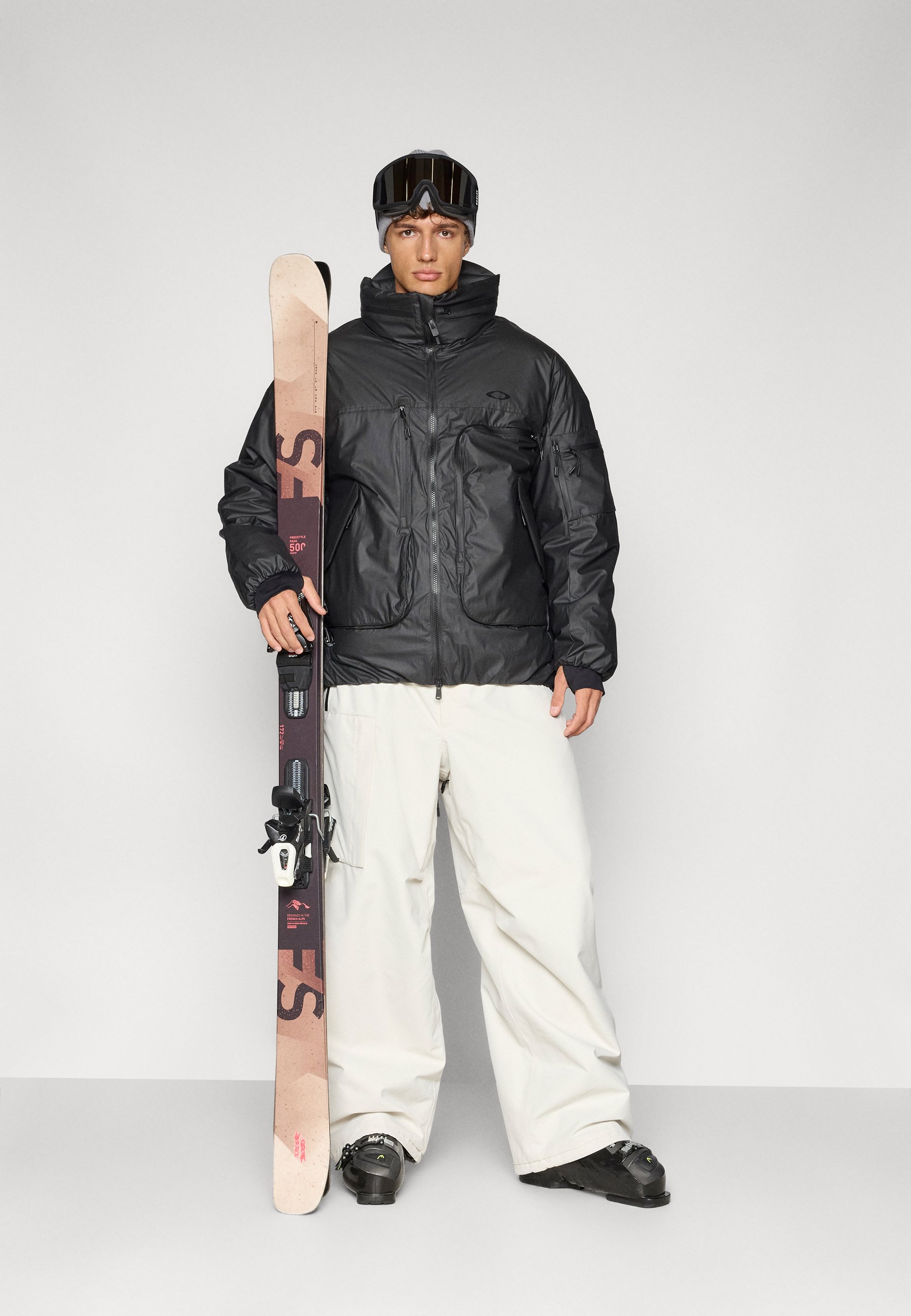 Oakley CHANNEL CARGO PANT - Snowboard pants - mist/beige - Zalando