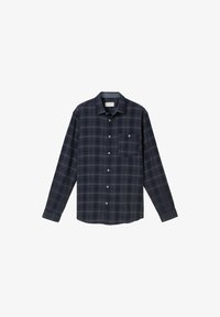 Wybrany, navy tonal check