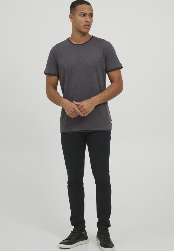 PRVENANZIO - Basic T-shirt - pewter mix4