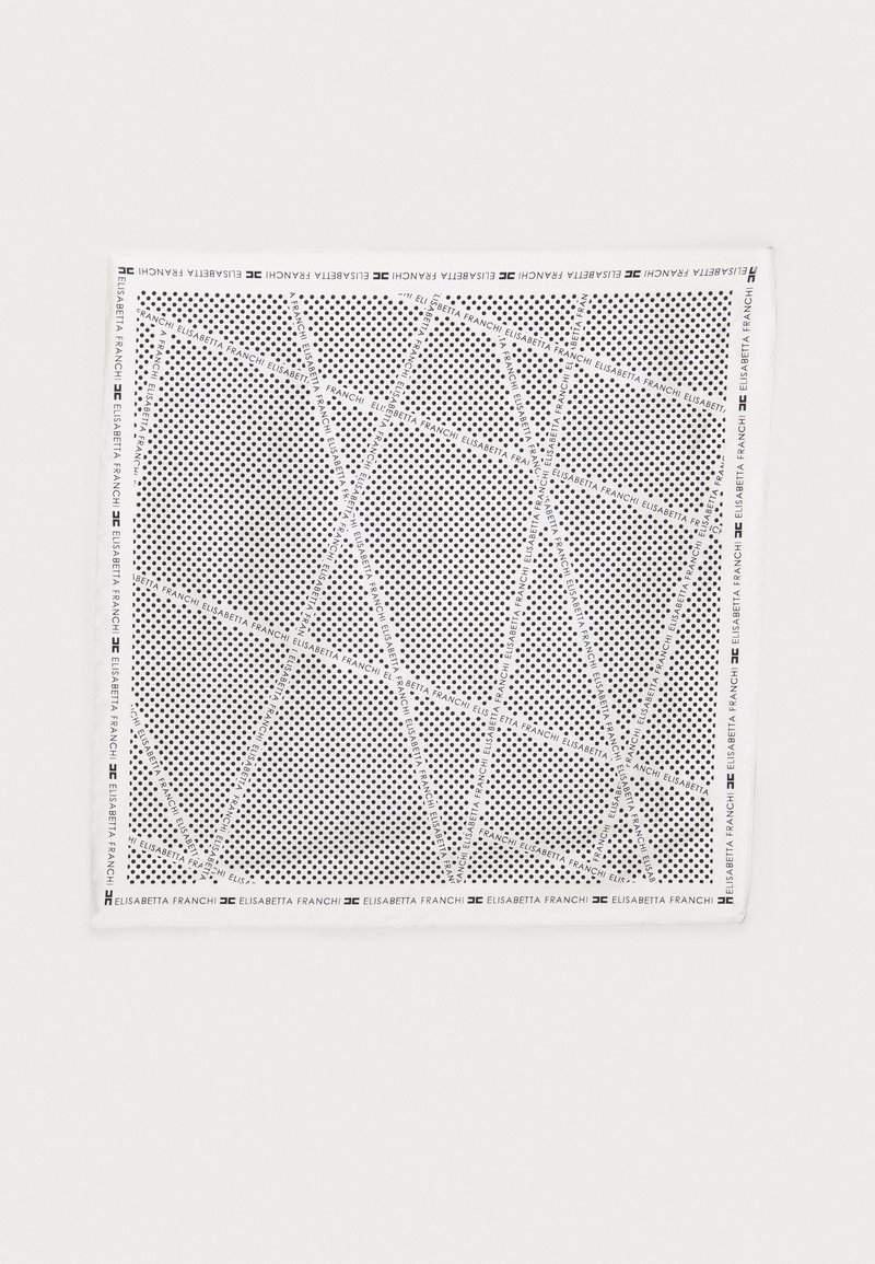Elisabetta Franchi WOMENS FOULARD - Fuliaras - burro/nero
