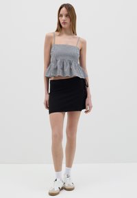 B.ANGEL IN WITH PEPLUM HEM - Top - black