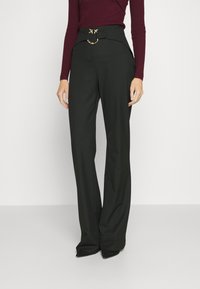 Pinko PHANTON CON PIERCING LOVE - Trousers - nero limousine