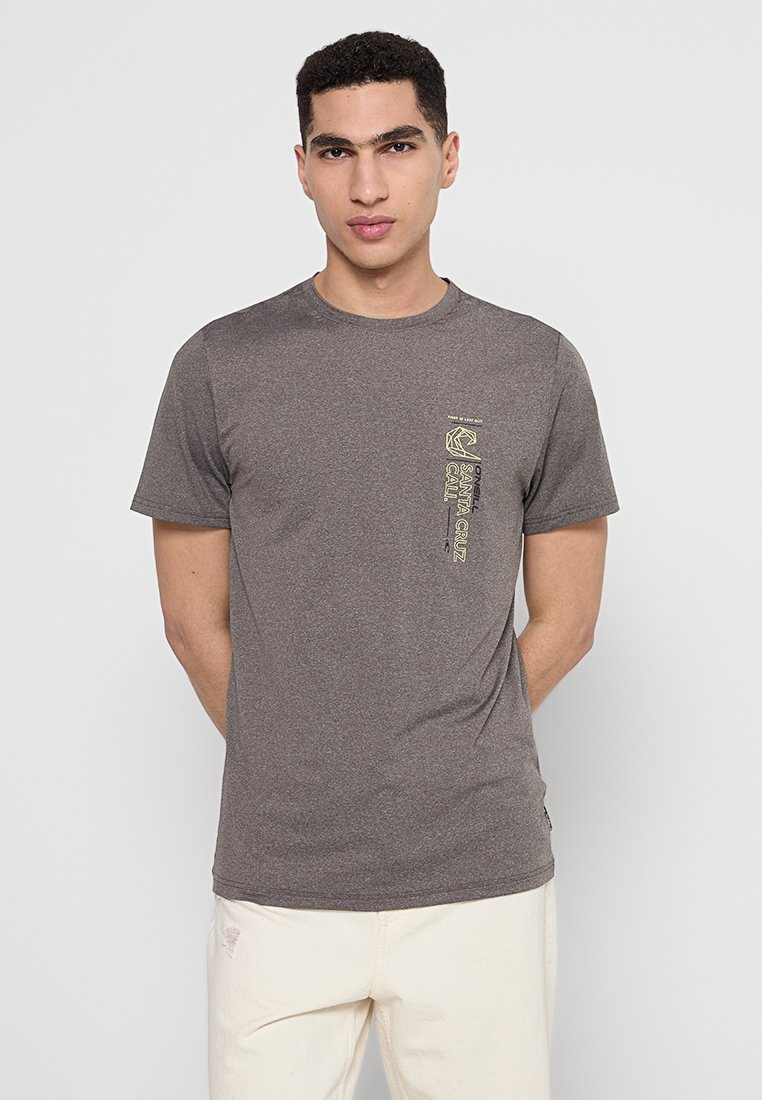 O’Neill T-shirt print donkergrijs