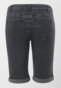 Triangle IM USED LOOK - Jeansshort - dunkelgrau