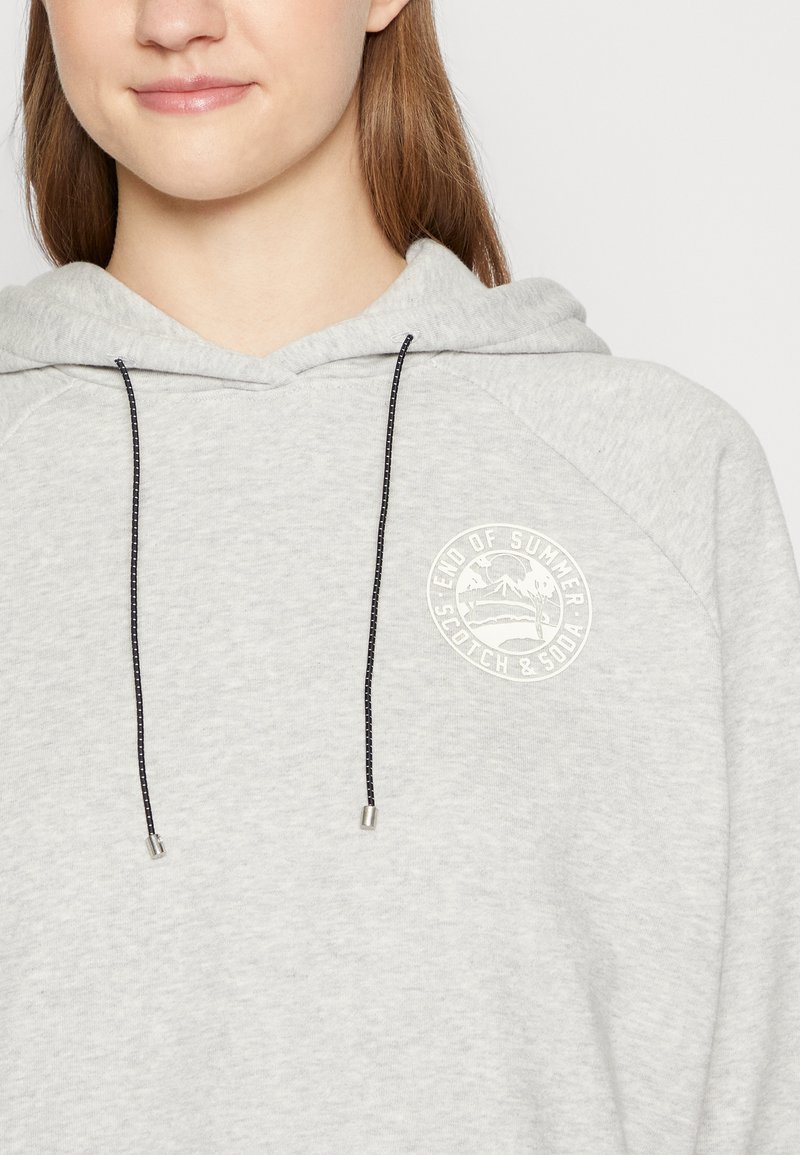 Damen Sweatshirts | Scotch & Soda RELAXED FIT RAGLAN CROPPED HOODIE Sweatshirt light grey melange/hellgrau - XZ13671 Damen Sweatshirts | Scotch & Soda RELAXED FIT RAGLAN CROPPED HOODIE Sweatshirt light grey melange/hellgrau - XZ13671