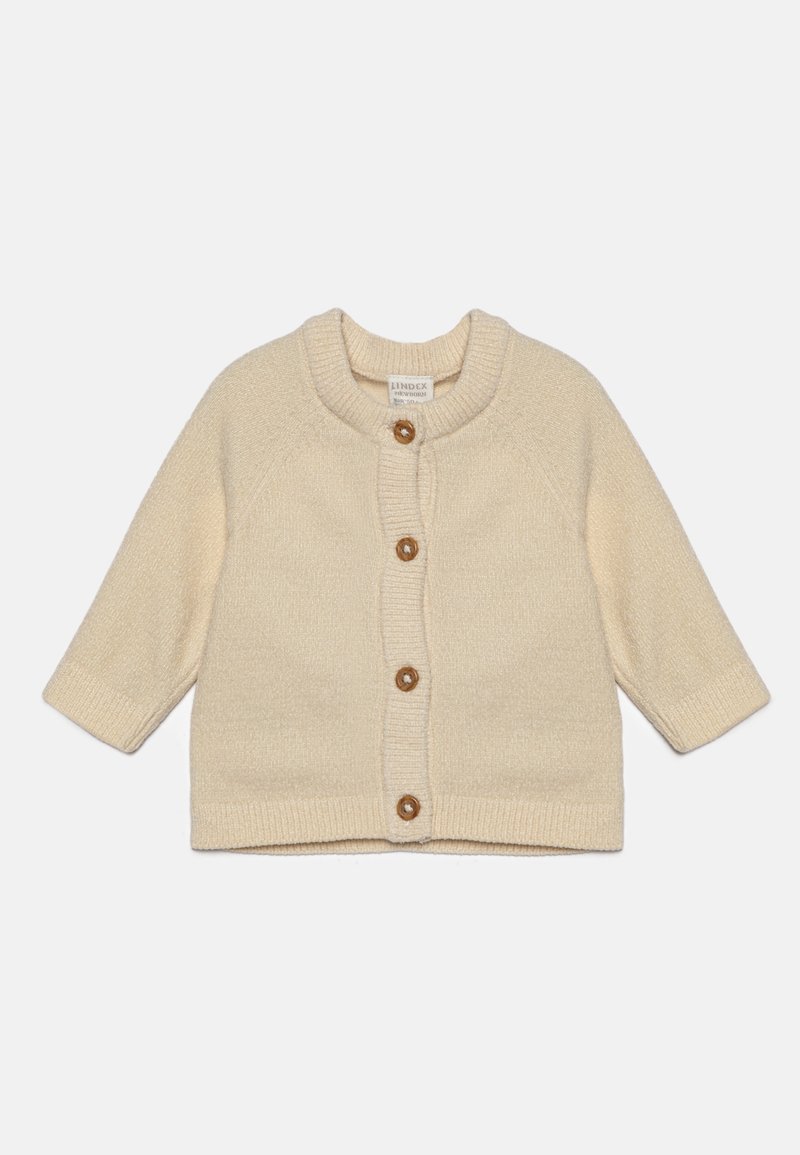Lindex NEWBORN UNISEX - Cardigan - light beige
