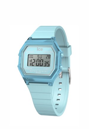 RETRO CLEAR SMALL - Digitaluhr - blue