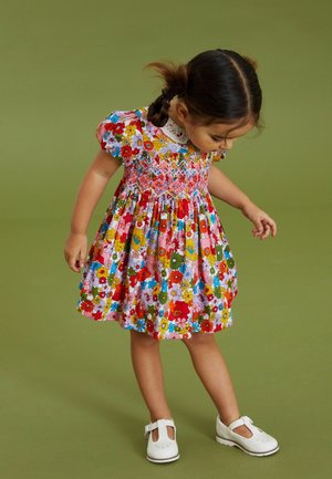 COLLAR SHIRRED 3MTHS-8YRS - Sukienka letnia - multi bright retro
