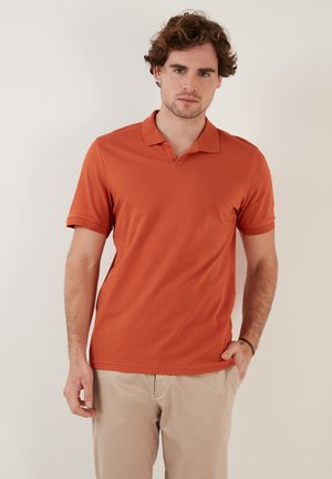 Buratti Polo shirt - cinnamon